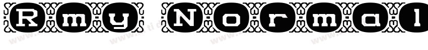 Rmy NormalA字体转换